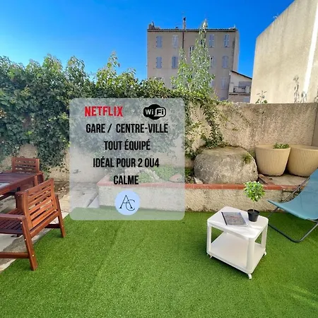 Appartement Le Grand Bleu Terrasseclimwifinetflix Proche Gare-centre